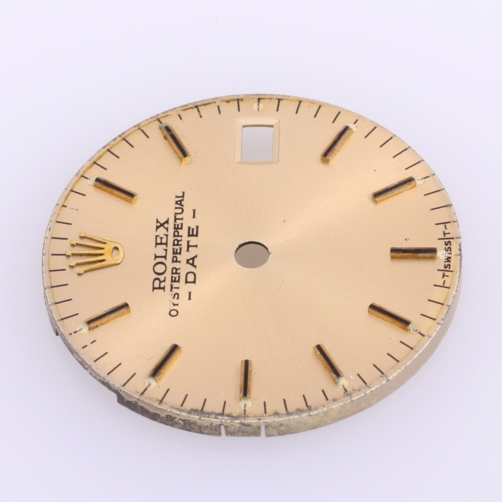 Rolex Lady Date 26mm Champagne Stick Dial T Swiss T 6917 69173 69178 #J40