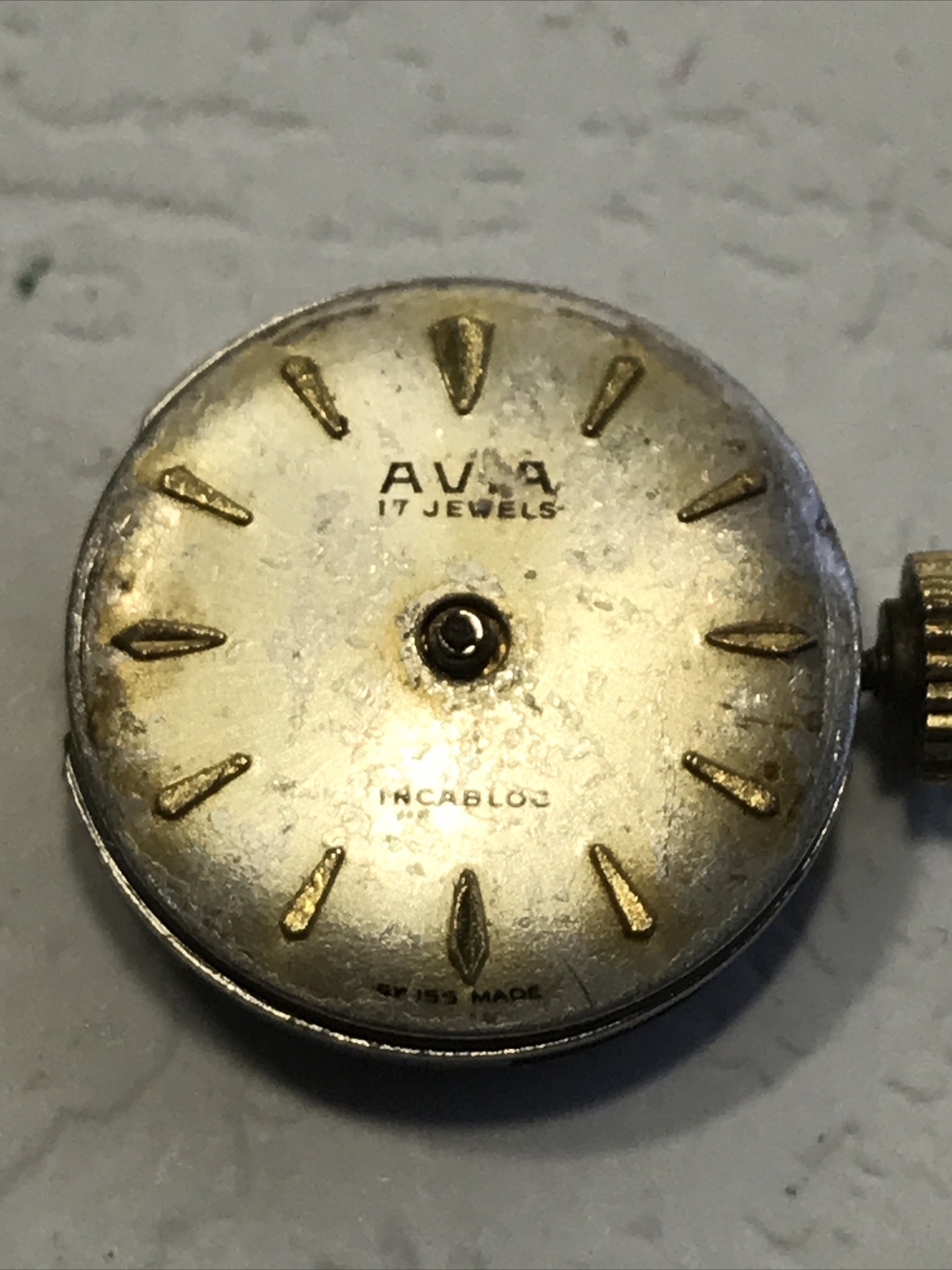 Felsa 4062 Family Movement For Parts Or Repair – See Description – Avia Dial
