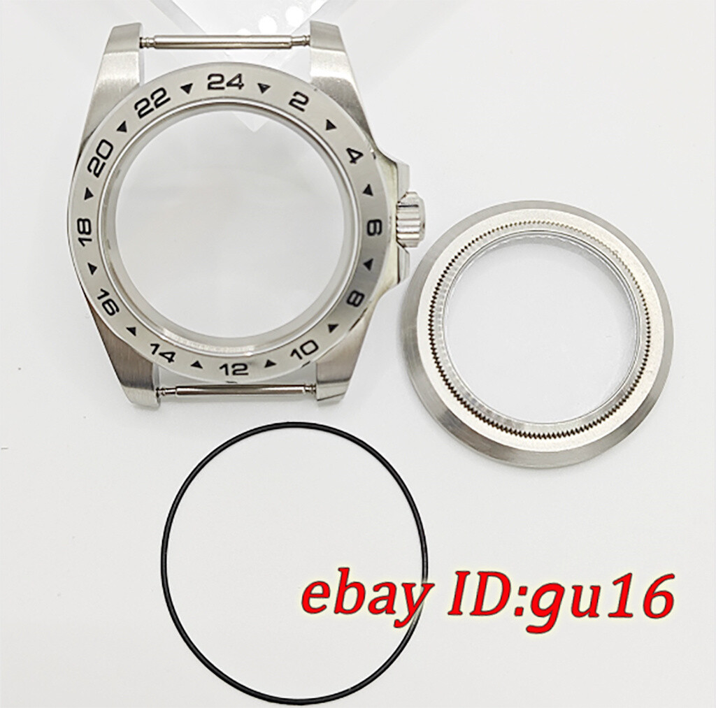 39mm Sapphire glass Watch case fit NH35 NH36 PT5000 2836 Miyota 8215 821A