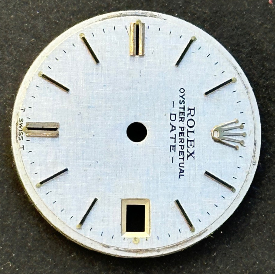Vintage Rolex Oyster Perpertual Date Watch Dial For 26mm Case 6517 6519 6917