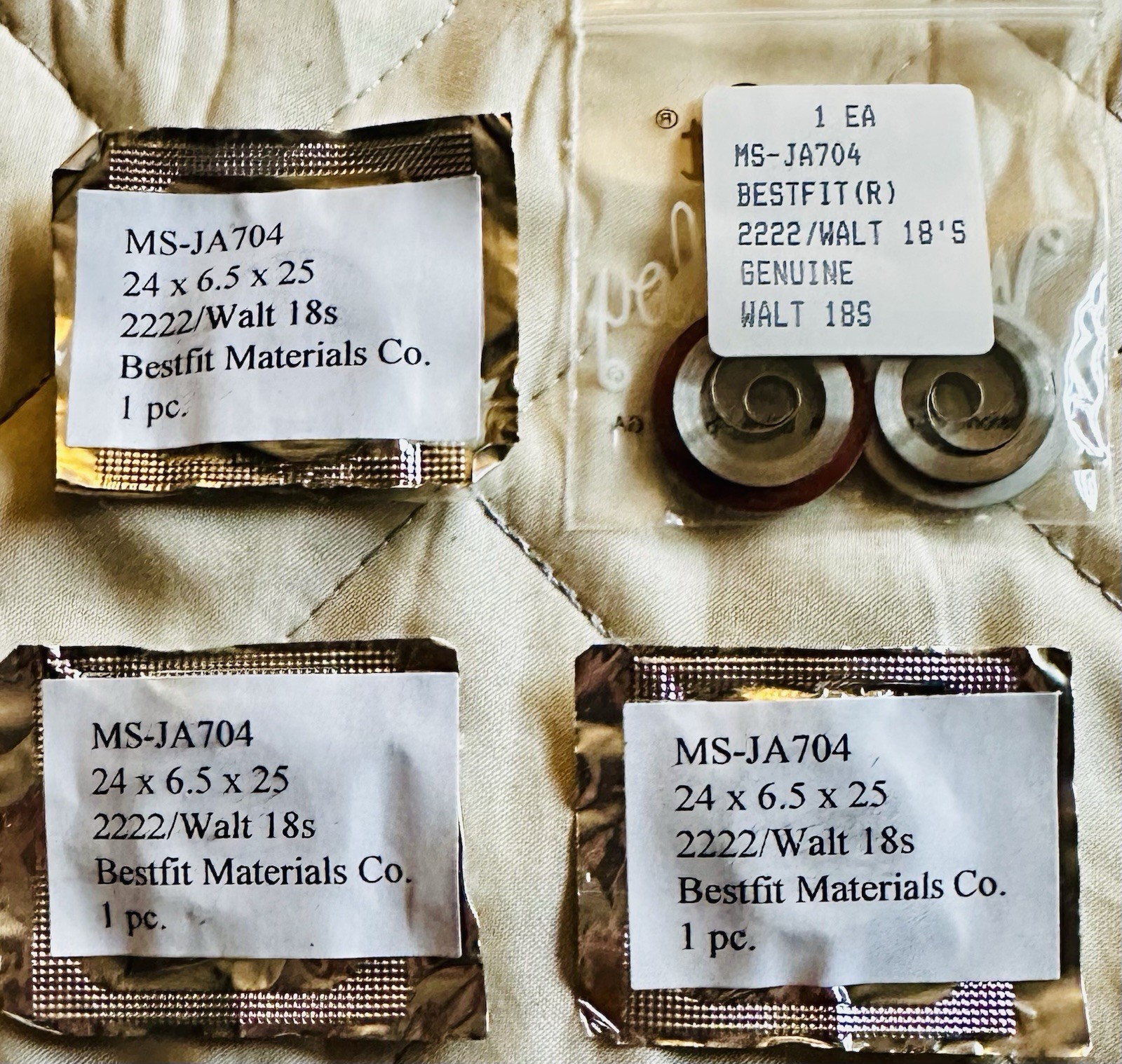 JA704 NOS Watch Mainspring 24×6.5×25 2222/Walt 18s By Best fit Materials Co.
