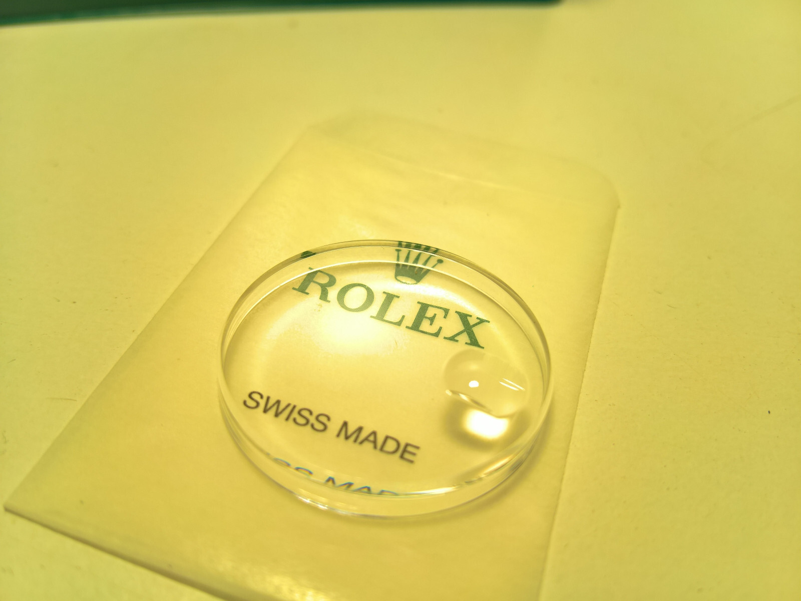 ULTRA RARE VINTAGE ROLEX DATE 15000 – 15008 – 5700N ACRYLIC GLASS B25-145 1 PCS