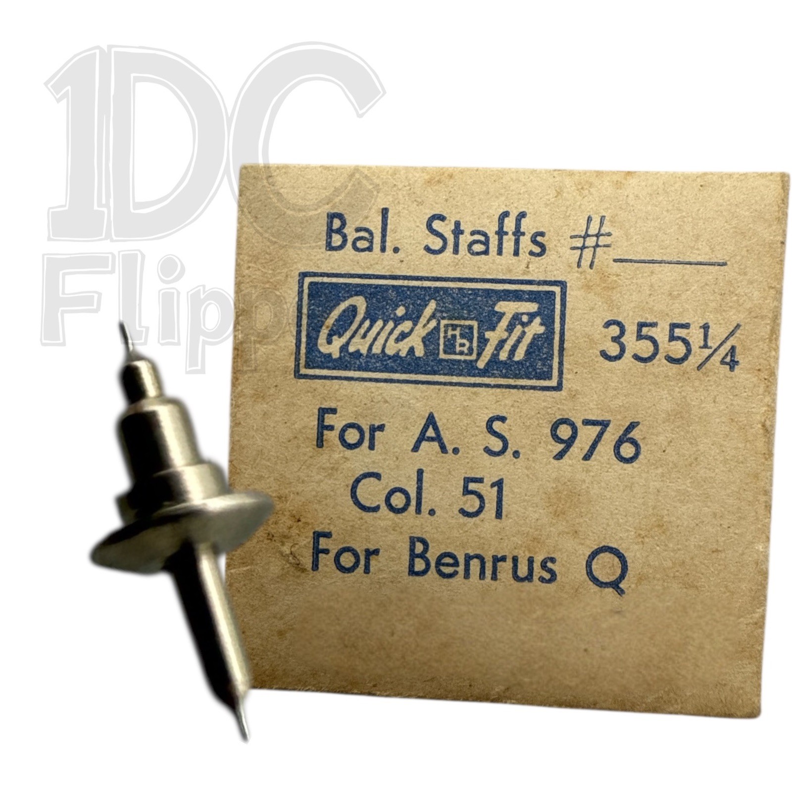 A. Schild AS 976 Balance Staff BestFit 100/36 NOS Benrus Q, Fits Multiple, Read!