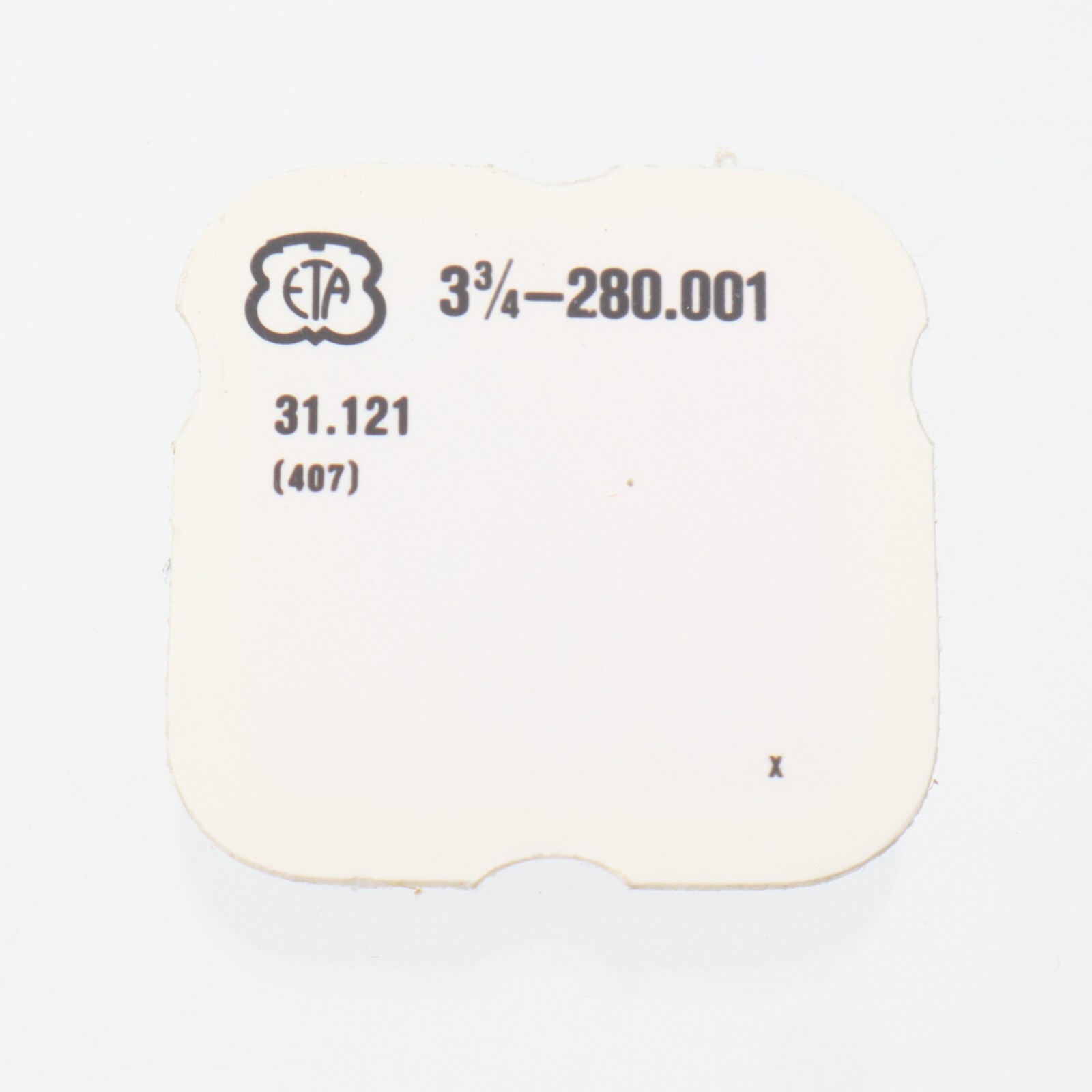 Genuine ETA 280.001, 280.002 Clutch Watch Part #407 New Old Stock 31.121 (G5D13)