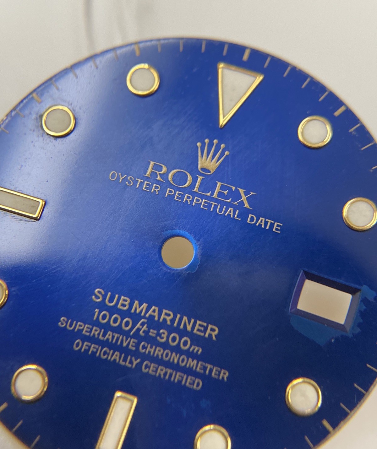 Genuine Rolex Submariner 16613 16618 16808 Cal. 3035/3135 Blue Tritium Dial