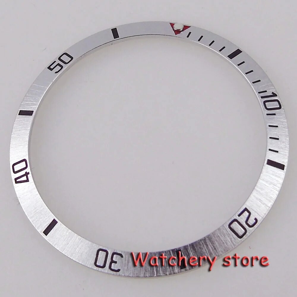 37.1mm*31.3mm Sloping Watch Bezel Blue Aluminum Insert For 40mm GMT Watch Men