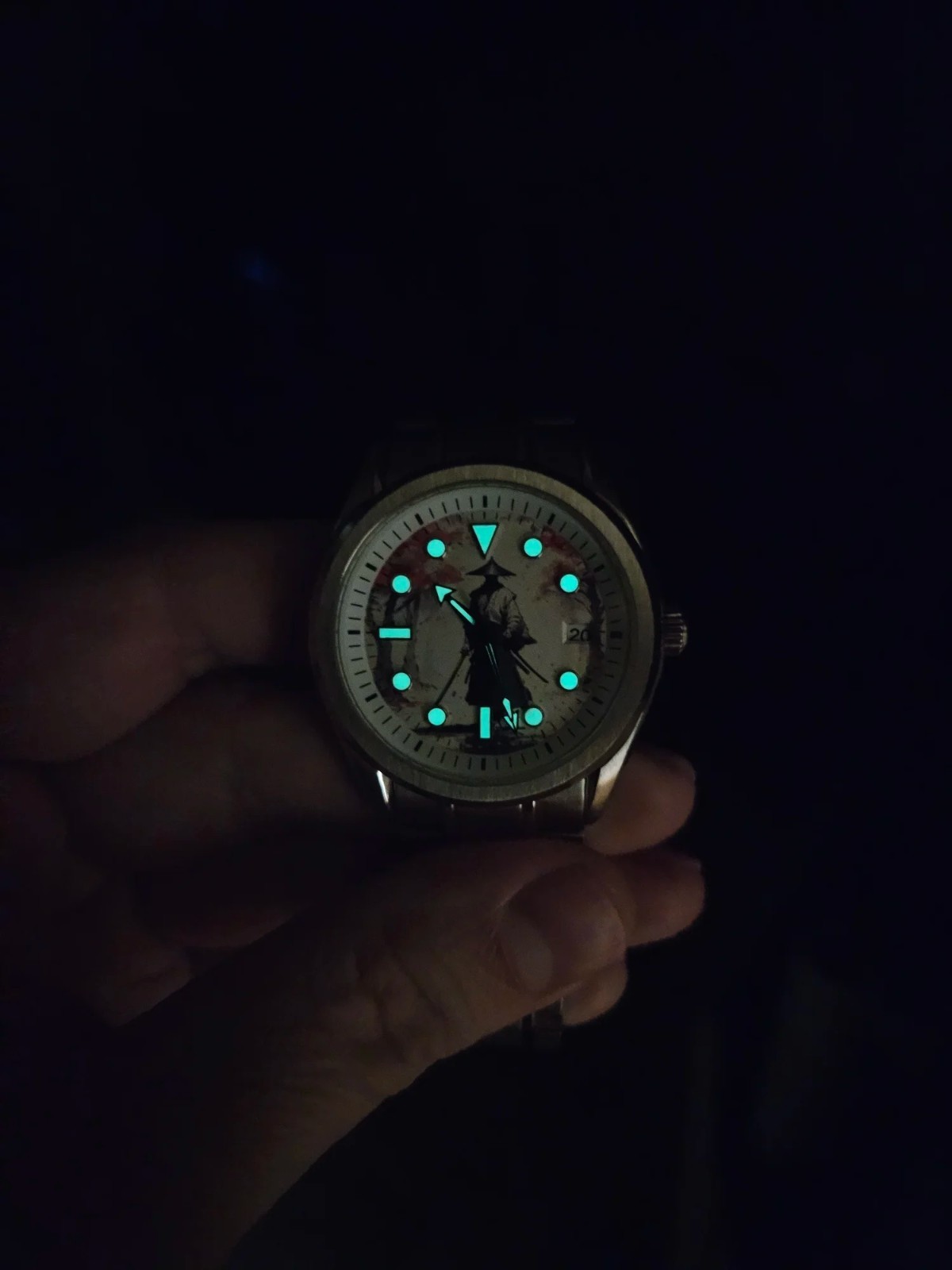 28.5mm Watch Dial Creative Color Print Design For NH35 NH36 Movement Parts