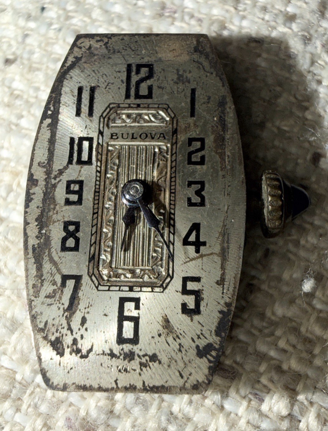Vintage Bulova Watch Wind Up Movement FOR PARTS ONLY Collectible 9G466 16 Jewels
