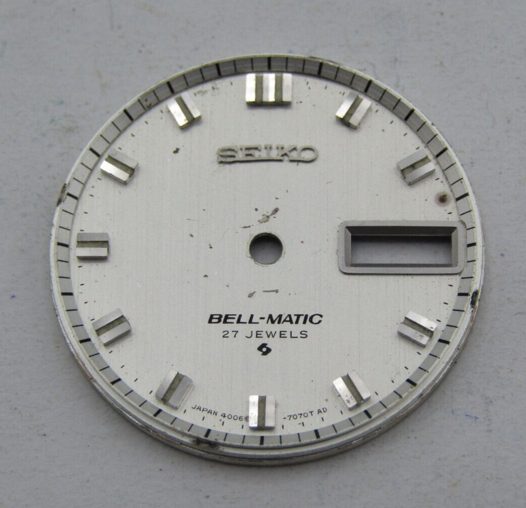SEIKO BELLMATIC 4006 WATCH DIAL FACE ONLY FOR PARTS/REPAIR P&R w30