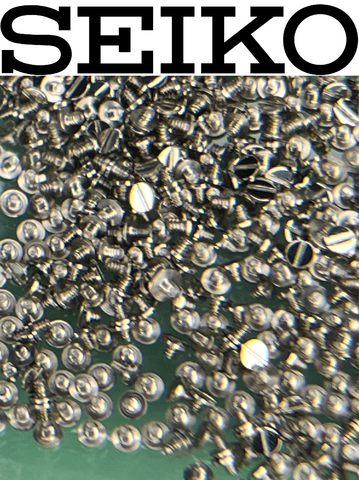 Complete Set of 18 Screws for Vintage Seiko Quartz Movement 7545 7546 7548 7549
