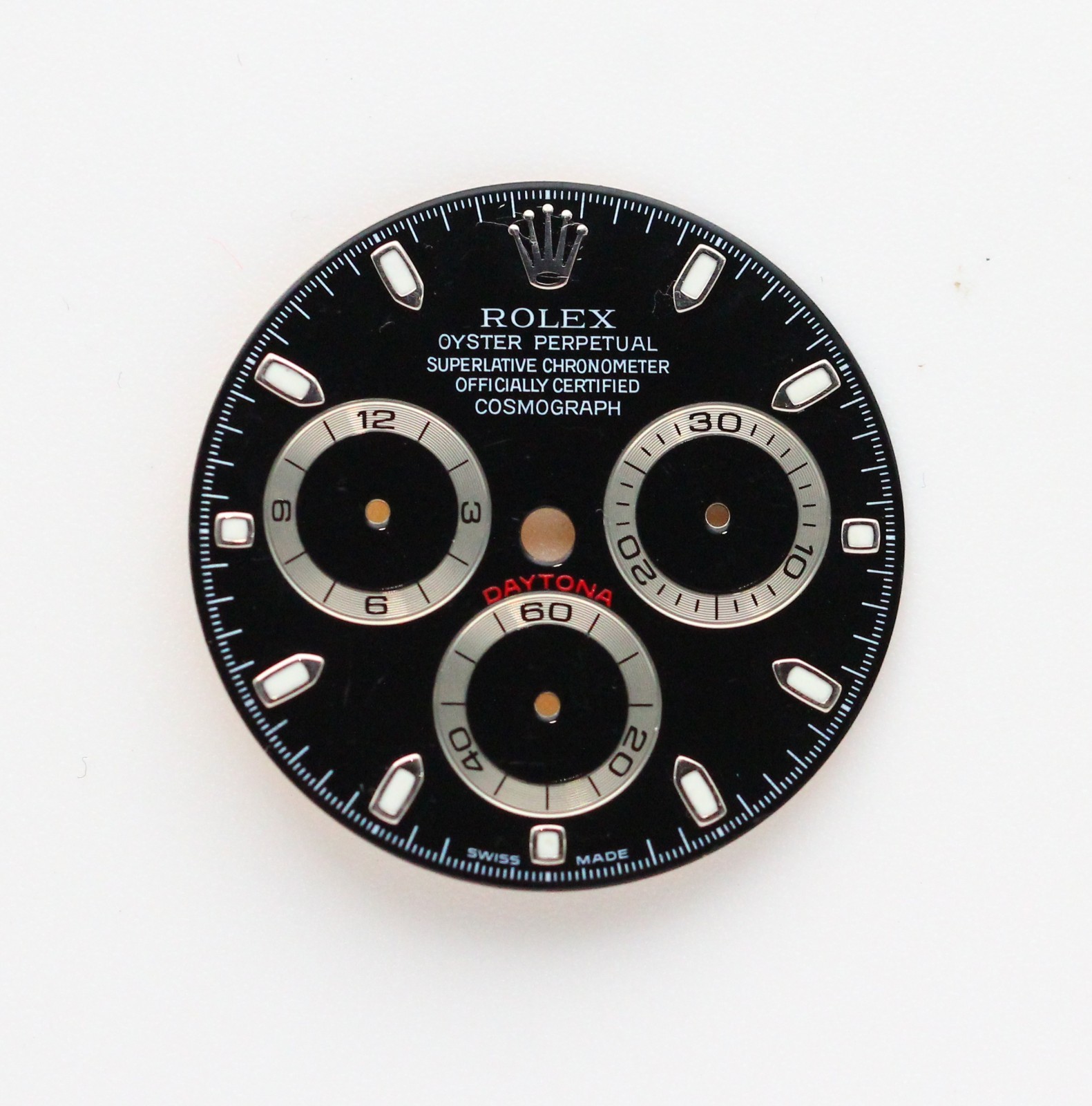 100% Original Rolex Daytona Black Dial For Ref : 116520 TW448