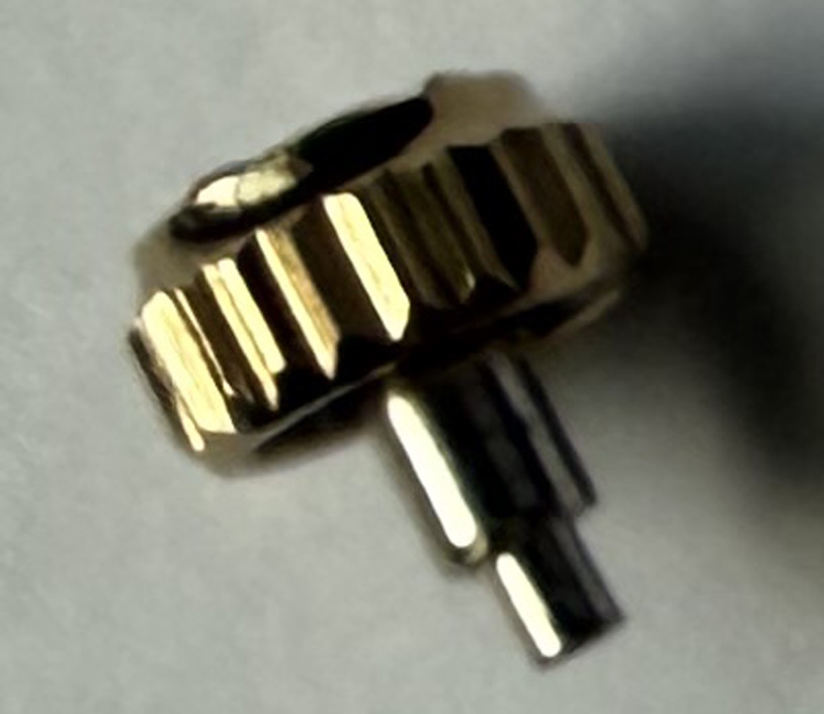 Authentic Rolex B24-600-8 6mm screw-down watch crown 18K yellow gold or plated