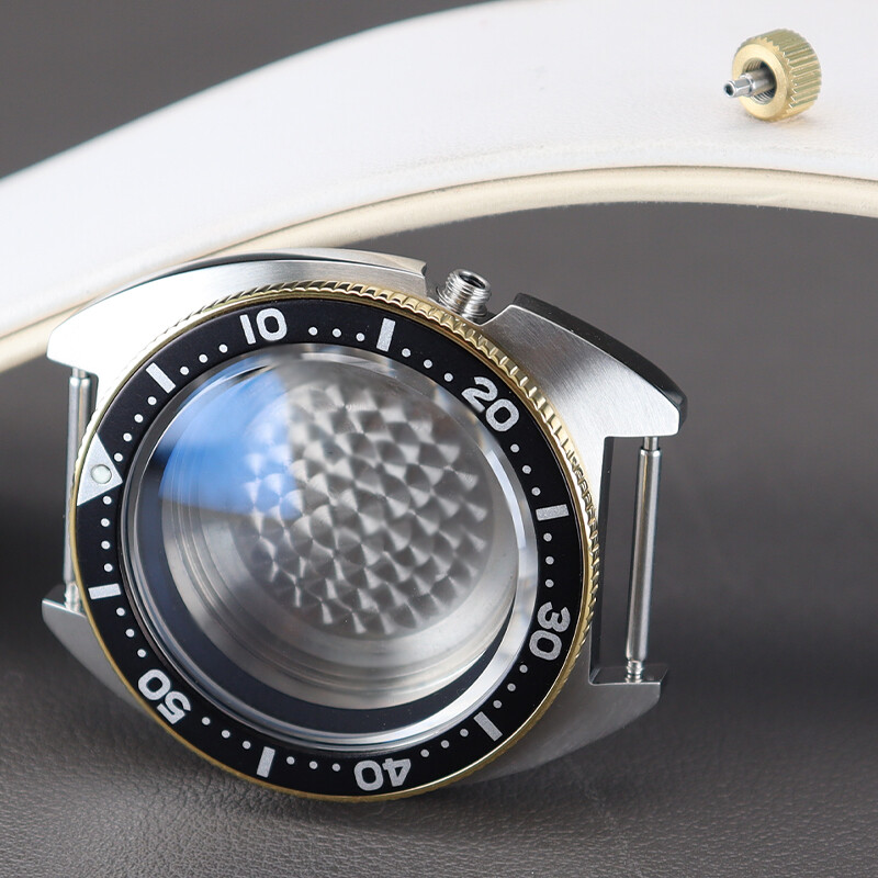 41mm Sieko turtle Luxury men’s Steel Watch Case AR layer Sapphire Crystal Glass