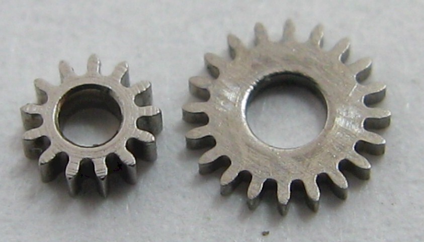 Poljot 3133 chronograph … watch movement part 2 setting wheels
