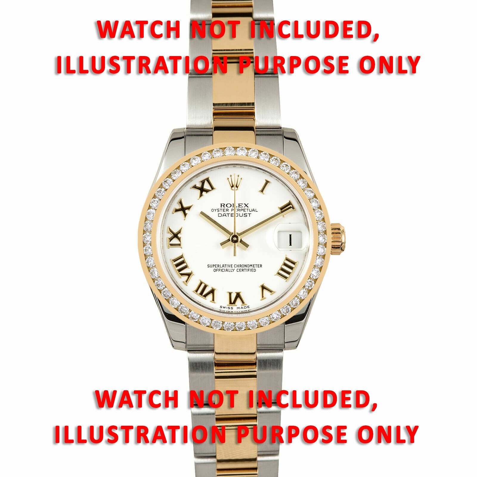 MIDSIZE NATURAL DIAMOND BEZEL 1.40CT FOR 31MM DATEJUST ROLEX WATCH CHANNEL