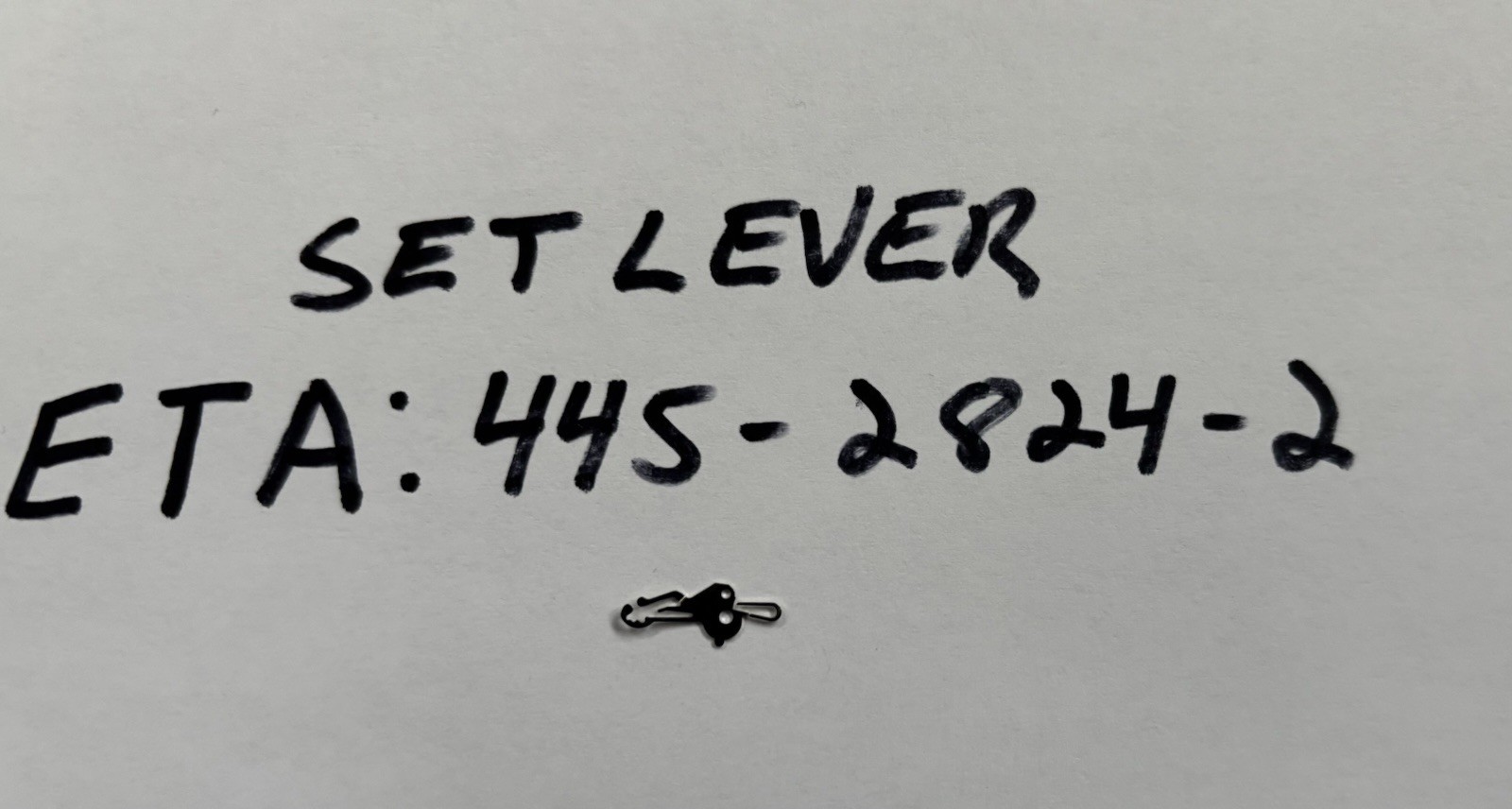 ETA #445 2824-2 2834-2 2836-2 Setting Lever Spring JUMPER