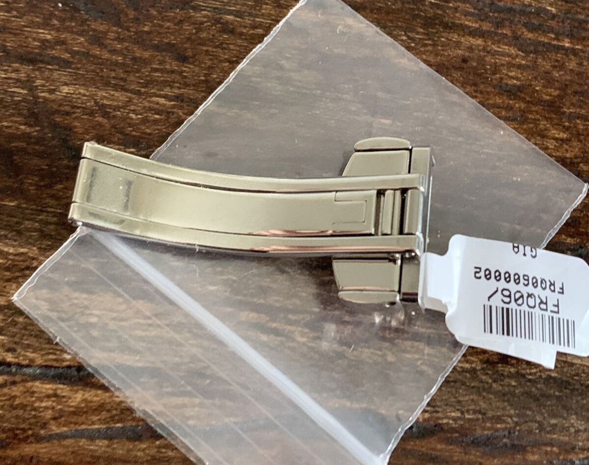 Frederique Constant Watch 16 mm Folding Clasp Buckle 2-Tone Polished S/Steel OEM