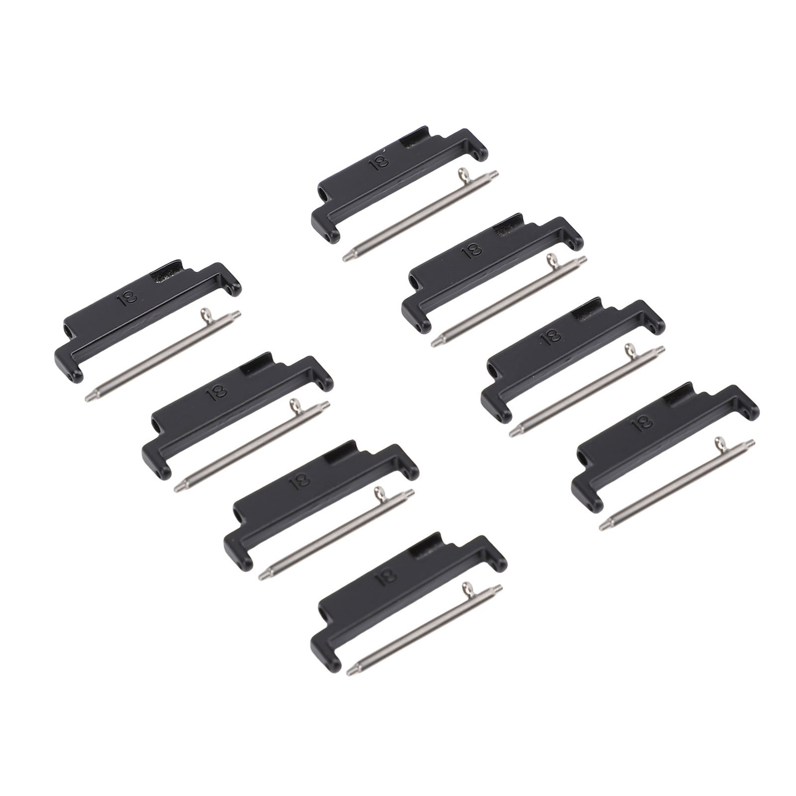 4 Pairs Metal Watch Band Adapter Set Durable For Smart Watch Recommended