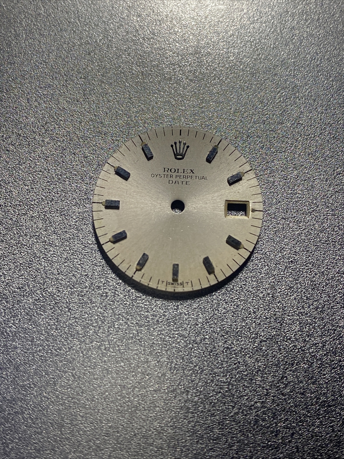 Old Genuine Rolex Silver Dial Date For Cal 6917 6517 6916 6516 #E