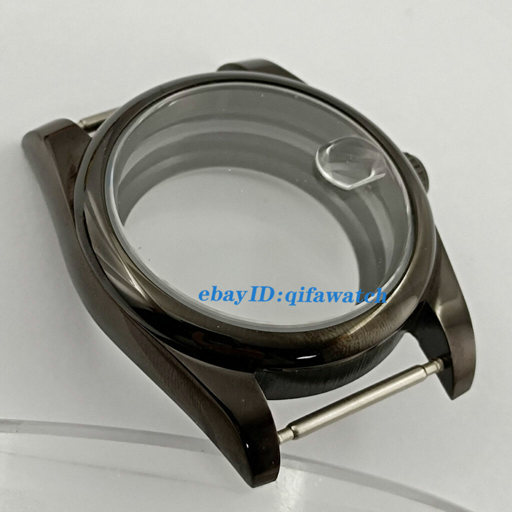 36mm/39mm black case sapphire glass fit NH35 PT5000 Miyota 8215 2813 movement