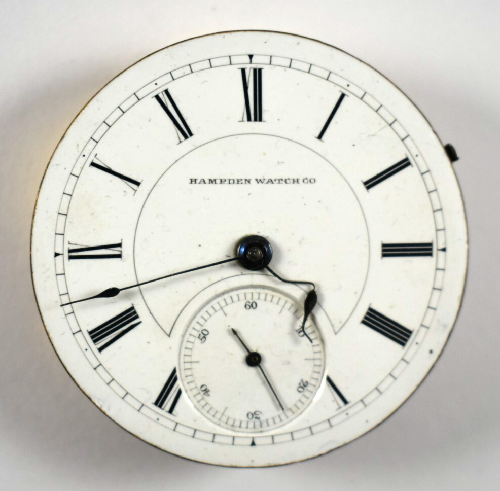 Vintage Hampden Model 3 18s 15J OF Pocket Watch Movement lot.wz