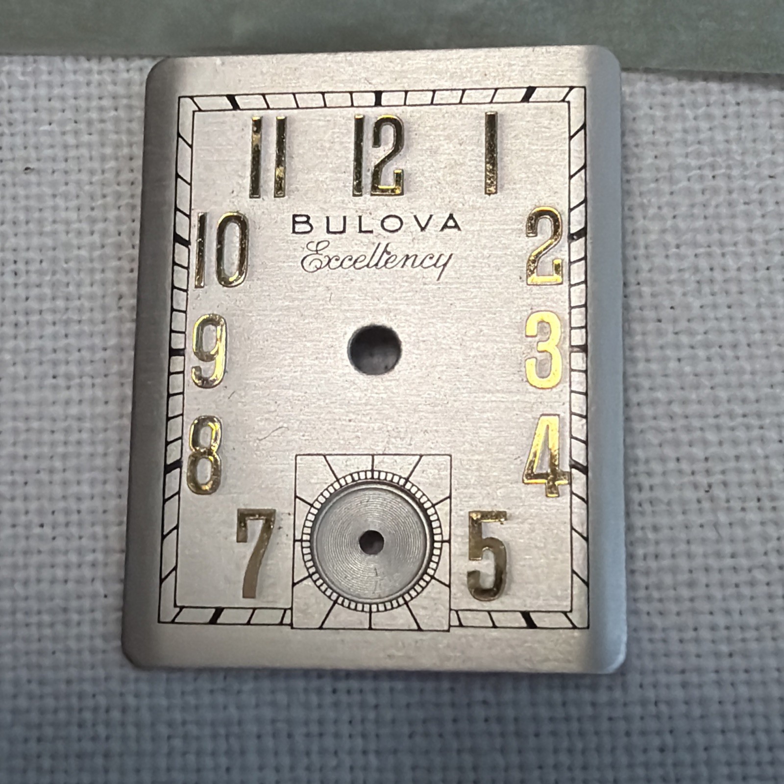 Vintage Bulova Excellency Watch Face Plate Only New Other