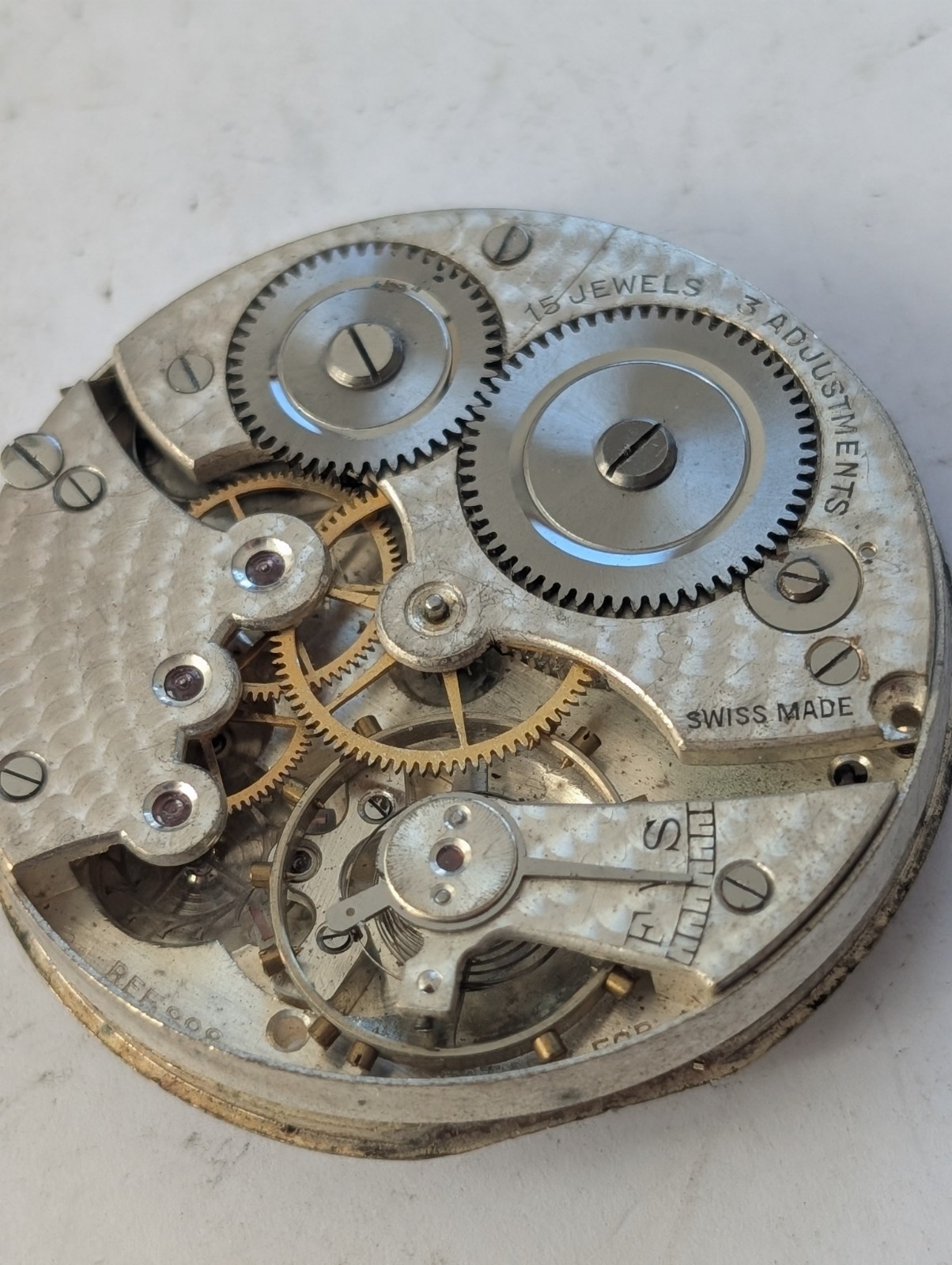 Vintage Cyma 998 Mechanical Pocket Watch Movement (Untested)