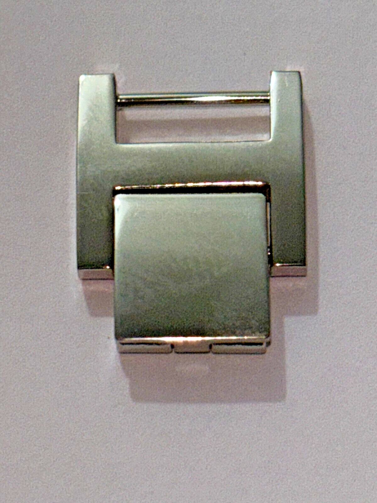 Watch Bracelet Strap Extender Fold Over Single Slot Gate Clasp With End Piece