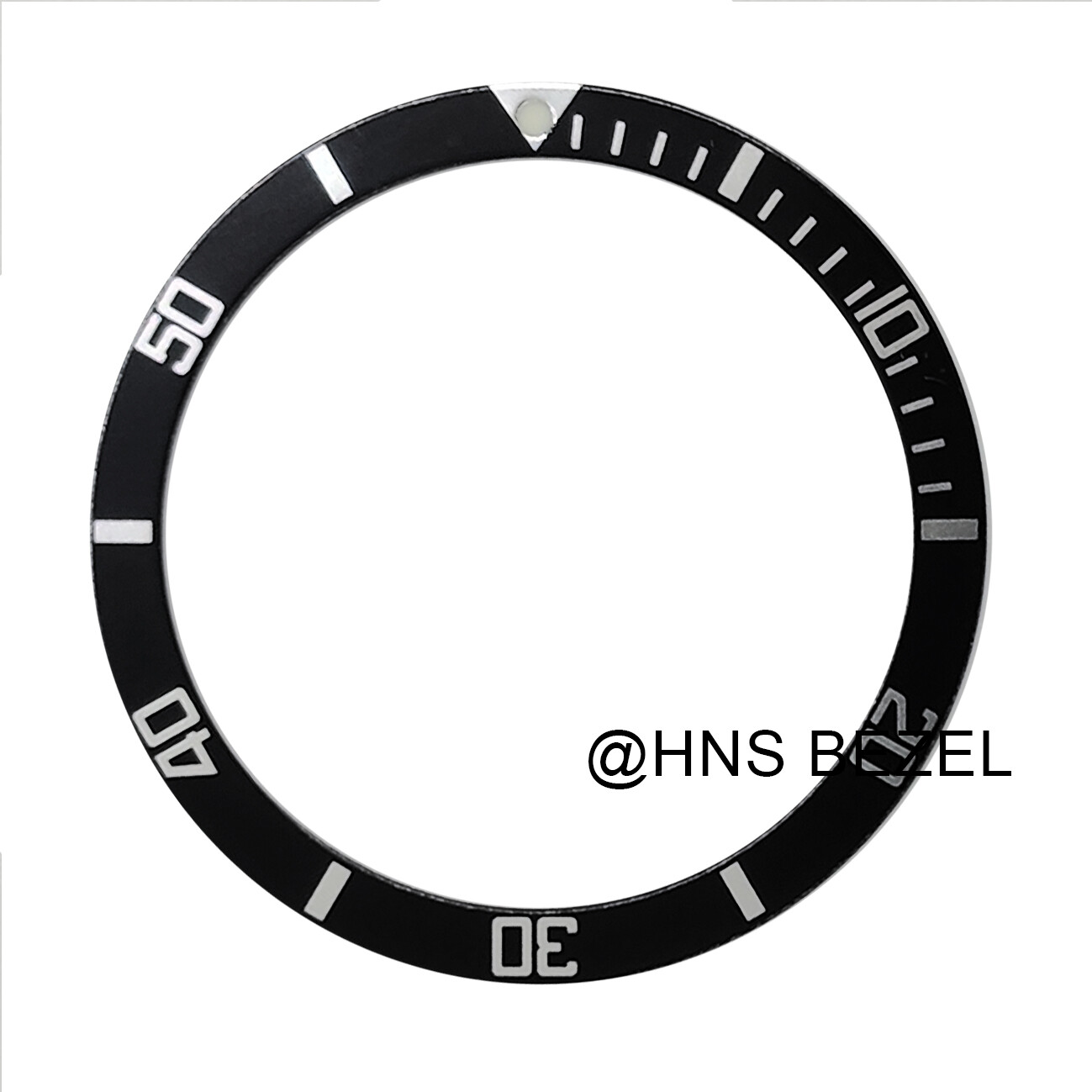 BEZEL INSERT FOR MEN SEIKO 7002,6309,7S26,SKX007K2 DIVER AUTOMATIC BLACK