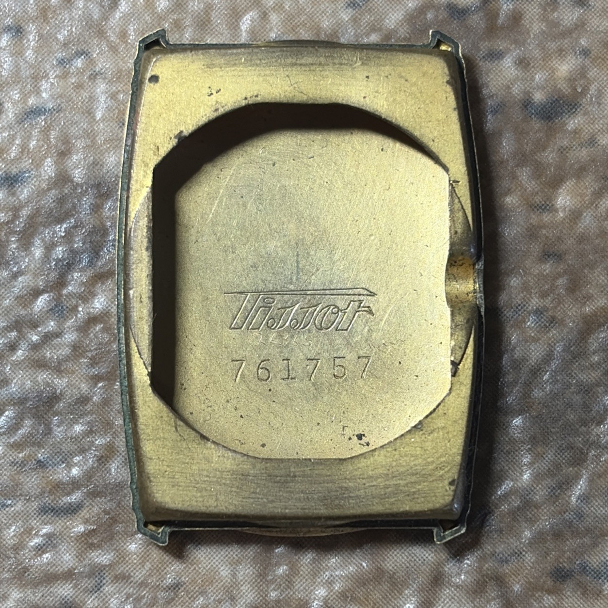 Vintage 14k Gold Filled Tissot Watch Case 22mm