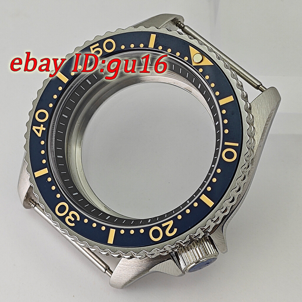 42mm NH35 NH36 silver Watch Case Sapphire Glass Ceramic Bezel Stainless Steel