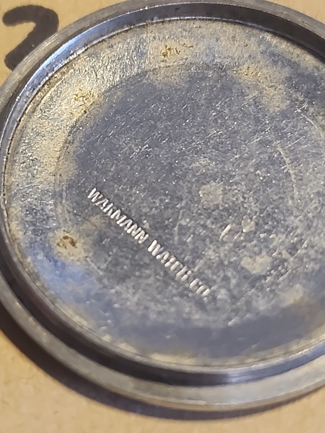 Wakmann Skin Diver Waterproof Watch Case Back Part 32mm (1068)