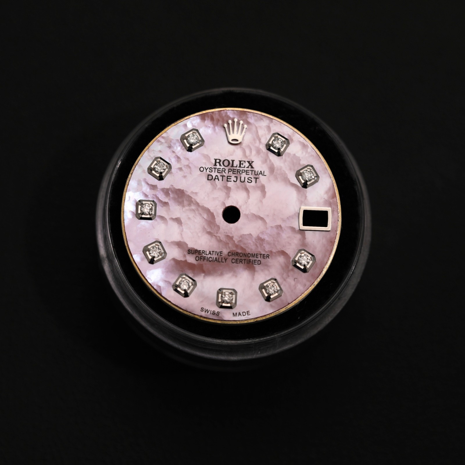Rolex 31mm Custom MOP Diamond Dial for Datejust/Presidential Watch Non Quickset