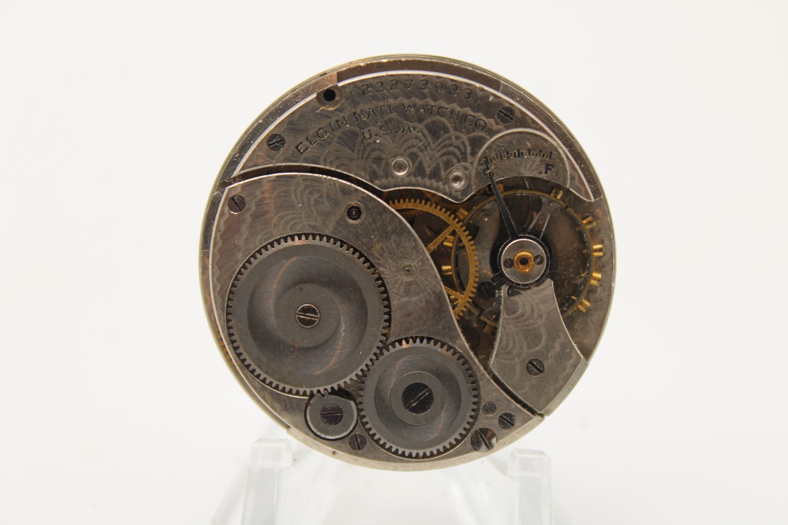 1920 ELGIN POCKET WATCH MOVEMENT 22272923 GRADE: 303 12s 7j (KF3)