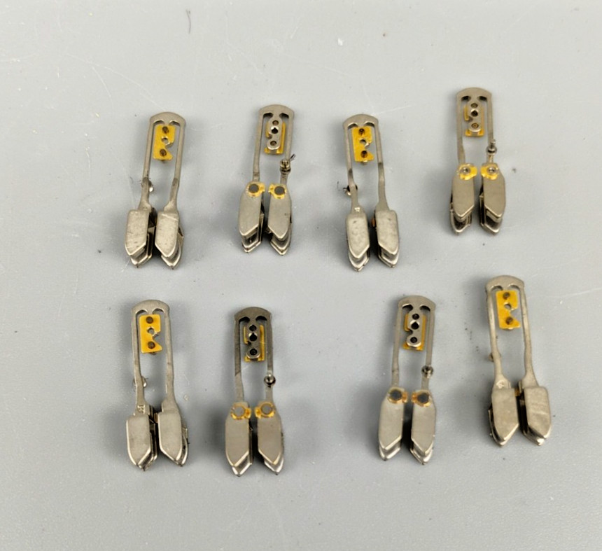 Bulova Accutron 2300 Tuning Fork Watch Movement Parts LOT of 8 – Untested