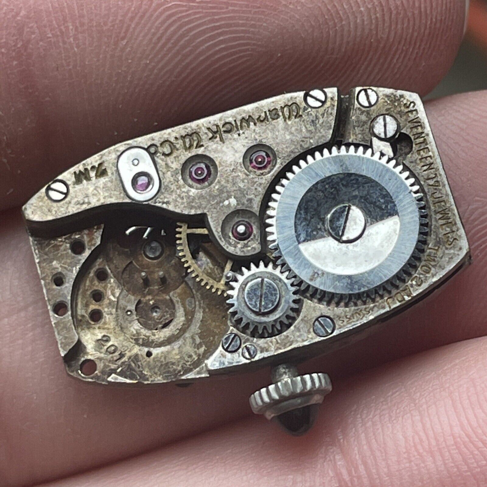 VTG Warwick Watch Co. 17 Jewel Swiss Movement