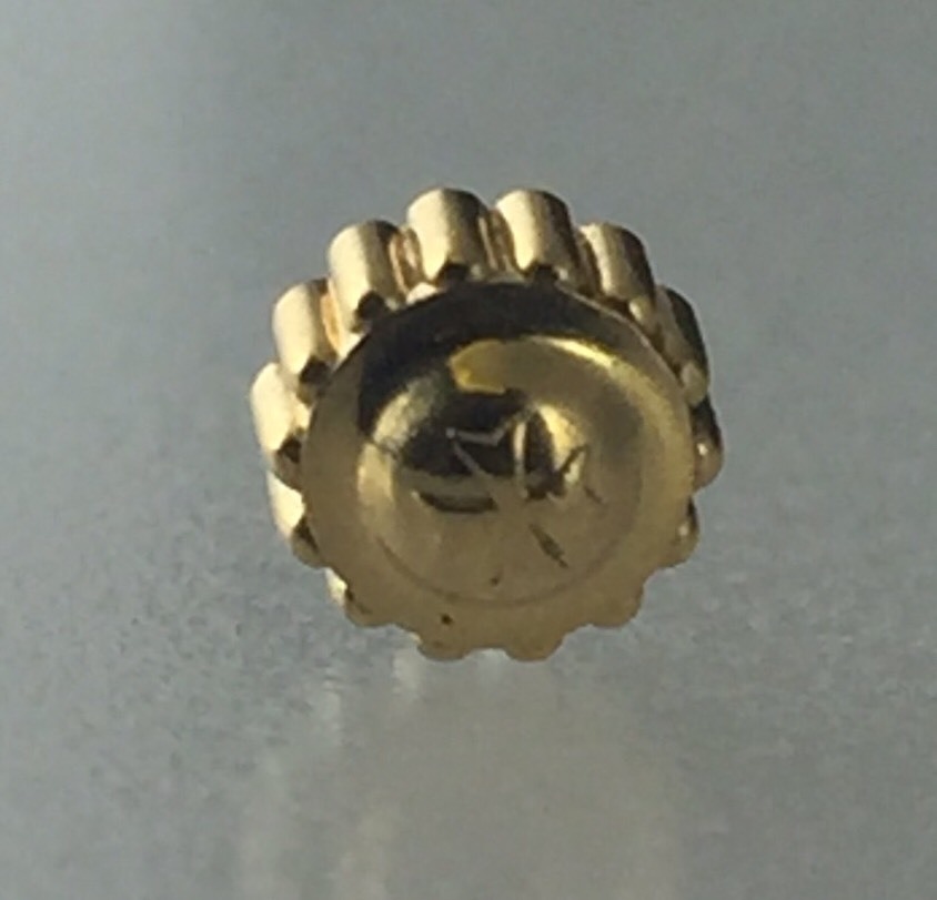 VACHERON CONSTANTIN 18K SOLID YELLOW GOLD WRISTWATCH CROWN 3.95MM VC33