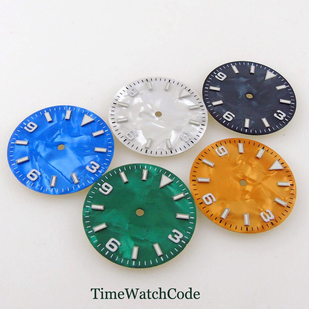 29mm Luminous Watch Dial Hands Fits NH35A NH36A Miyota8215 DG2813 ETA2824 PT5000