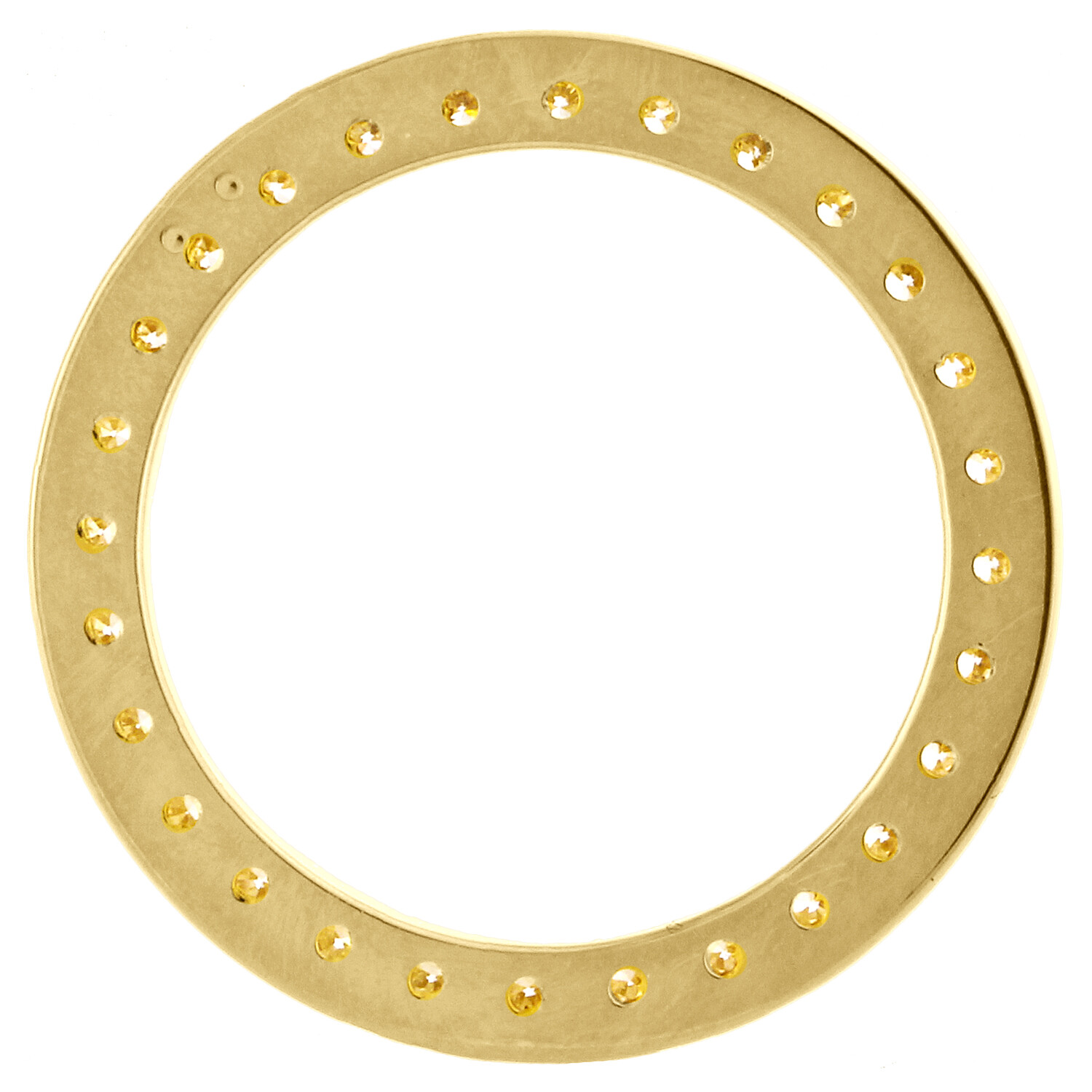 14K Yellow Gold U Shape Prong Diamond Bezel For 26mm Rolex DateJust Watch 2 CT.