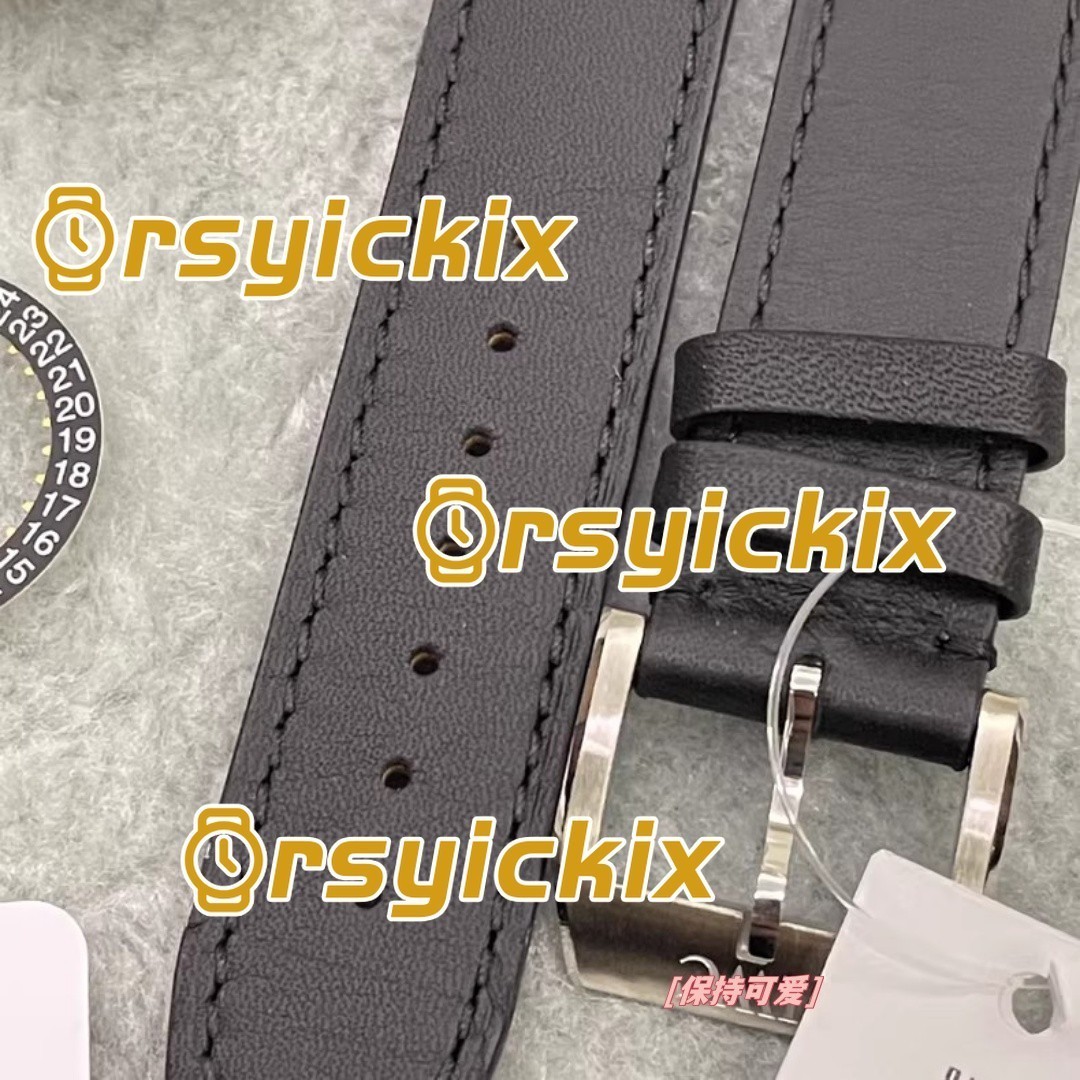 40mm Stainless Steel Watch Case + Leather Strap For Mark 18 2892 2824 Movement1-
