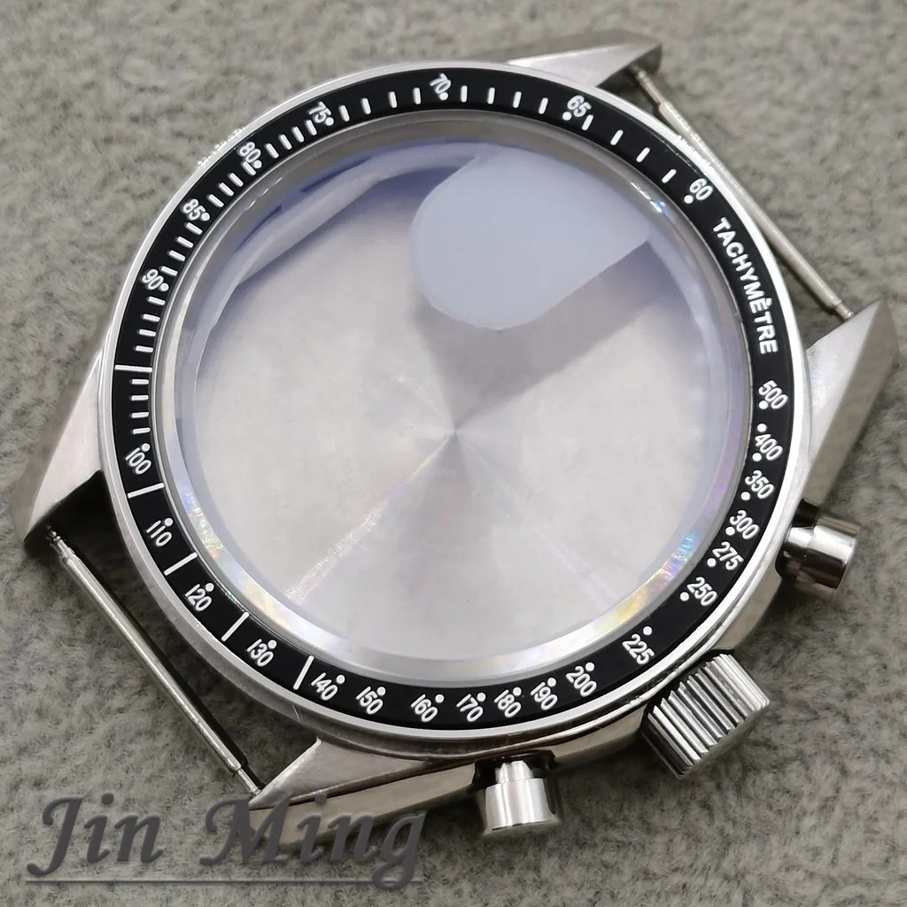 High Quality VK63 case 39.7mm moonswatch metal case chronograph case bezel,VK63