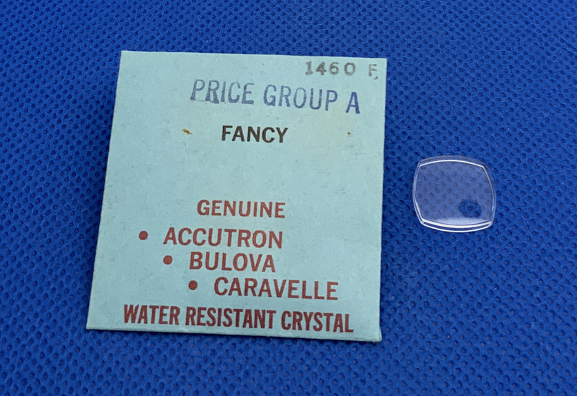 Bulova Accutron 1460F Water Resistant Fancy Crystal NOS
