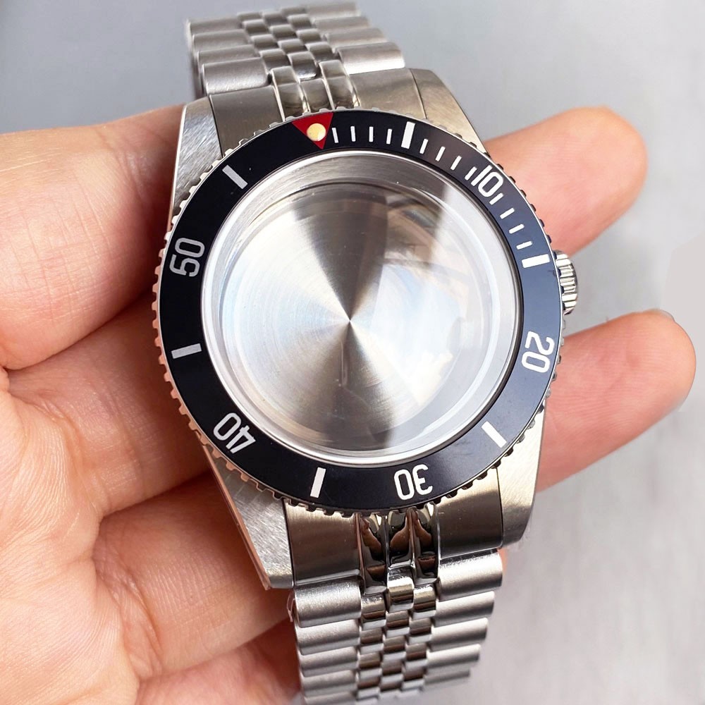 Watch Accessory 38mm 200M Waterproof Case Fit for SUB NH34 NH35 Domed Sapphire
