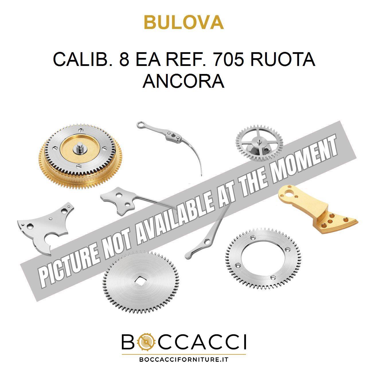 BULOVA CALIB. 8 EA REF. 705 RUOTA ANCORA Calib: 8 EA (EXCELLENT STATE)