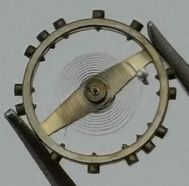 Felsa 4062 Balance Wheel Complete And Spring 1245 M Watch Movement Parts NOS