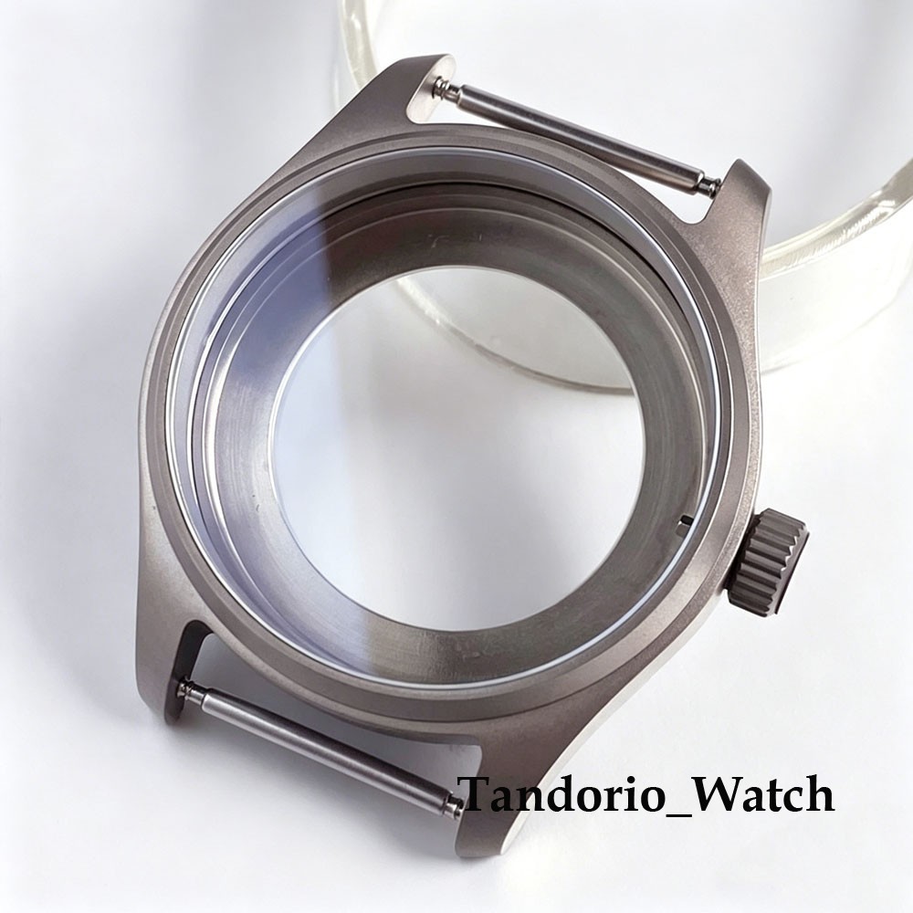 36mm/39mm 20ATM Titanium Pilot Diver Men Watch Case For NH35 PT5000 Miyota 8215