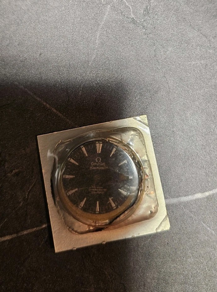 Genuine Omega Seamster Co-axial Dial Black 28mm Spares Repairs