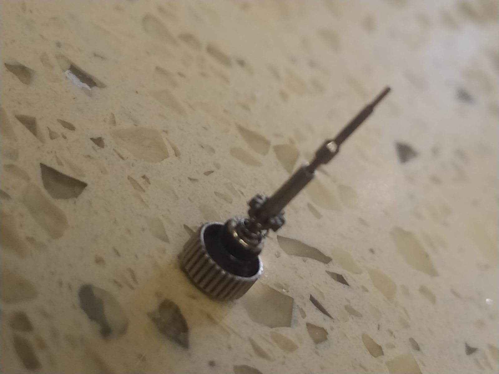Original SEIKO SPEED TIMER 7015-7010 5 SPORTS RALLY PART CROWN & STEEM Used