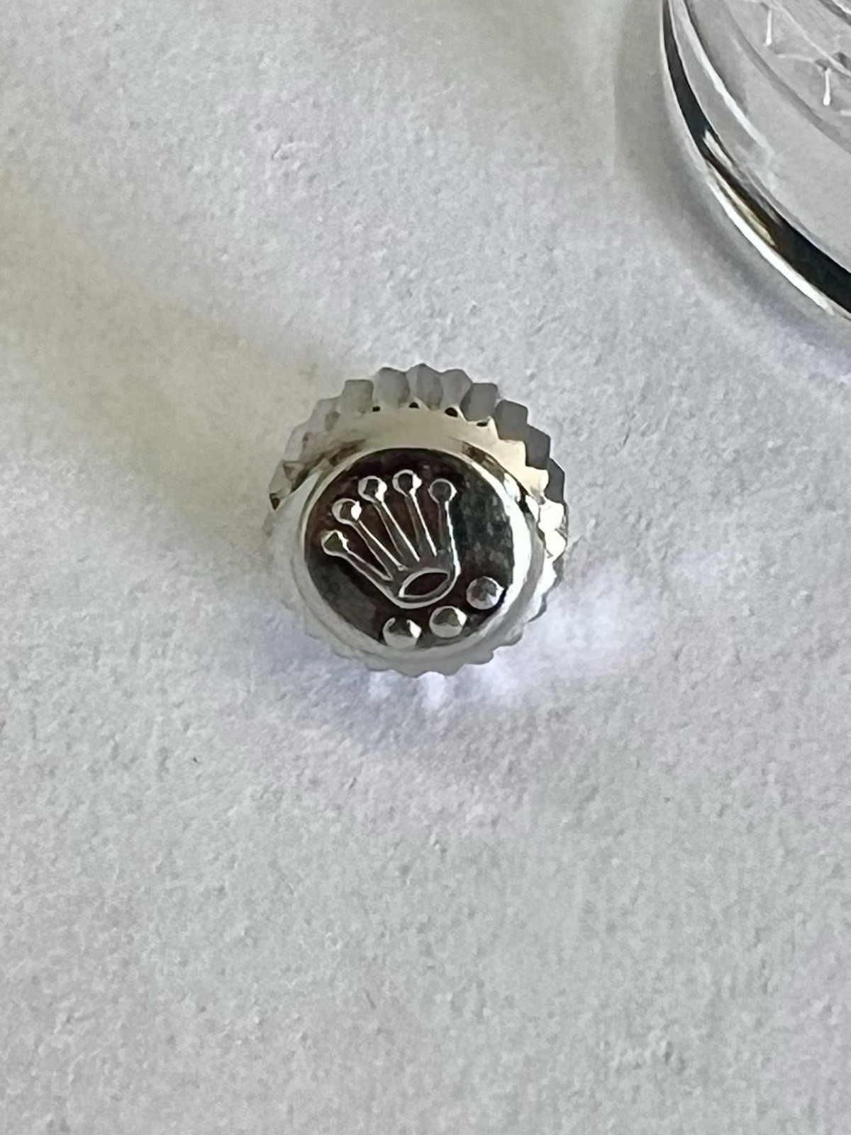 Genuine Rolex 803 Crown 8mm Steel for Submariner / Yacht-Master II #4