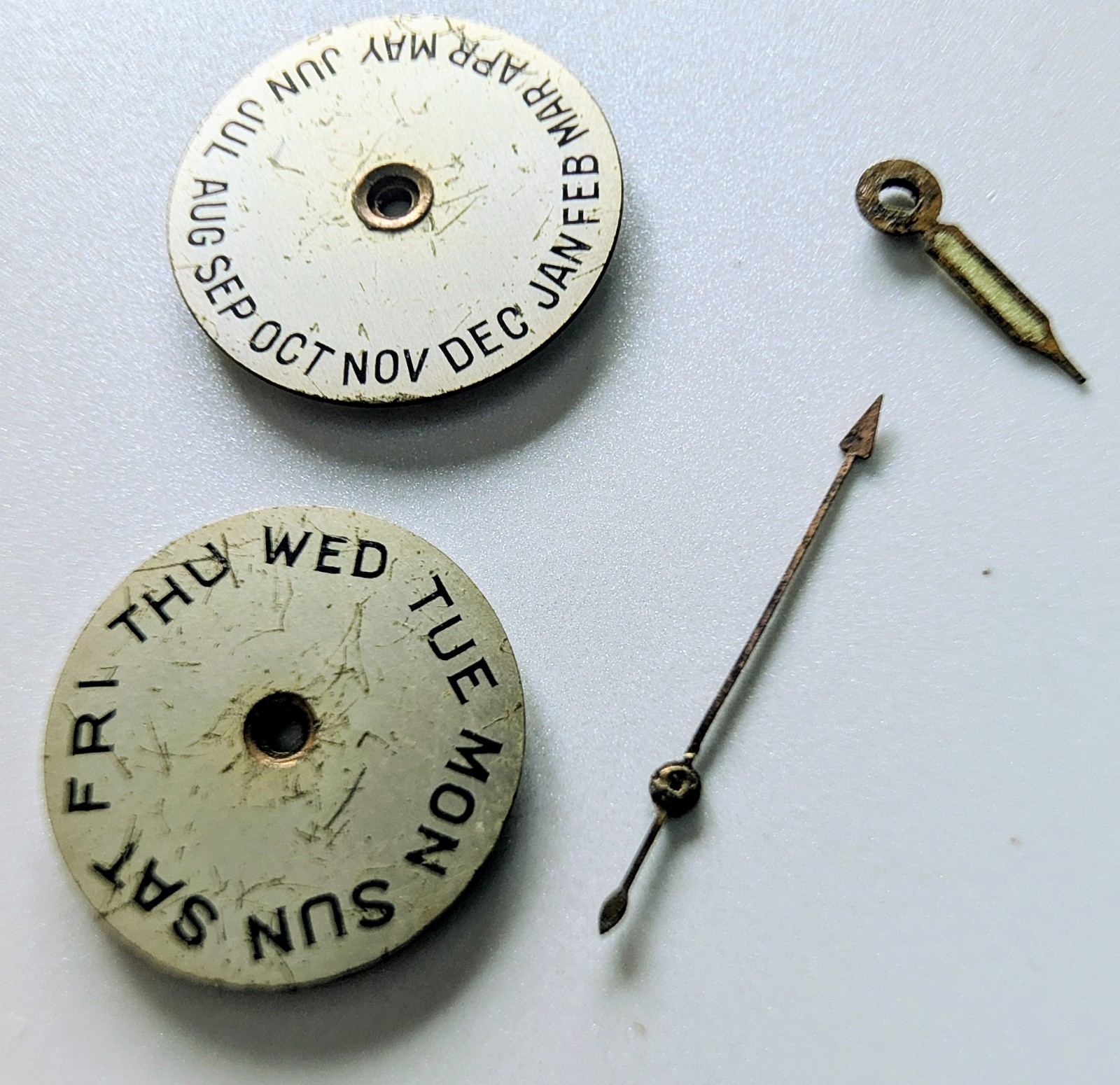 1940s Swiss Movado Triple Date cal 470 Watch Movement Dial Case Spares Repairs